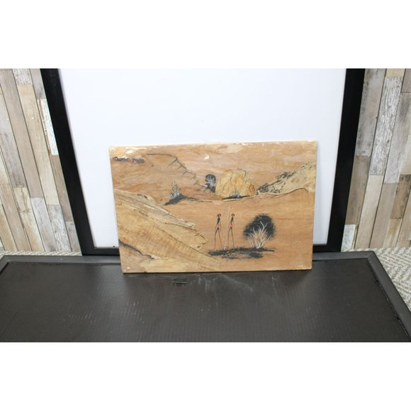 Aboriginal Traditional Art Made by West Australian artist. Vintage made with Bar - Picture 6 of 6